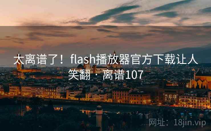 太离谱了！flash播放器官方下载让人笑翻 · 离谱107  第2张